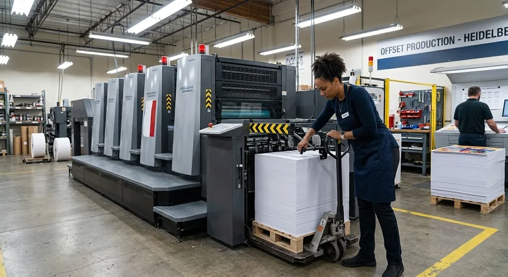 Digital printing production