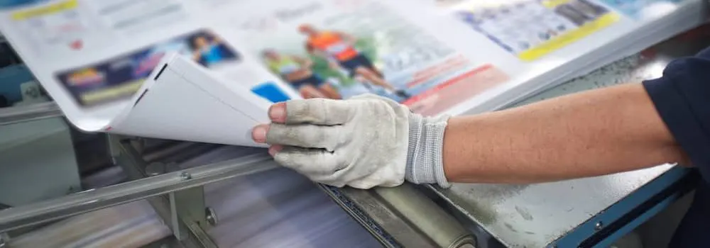Commercial print production and printed media